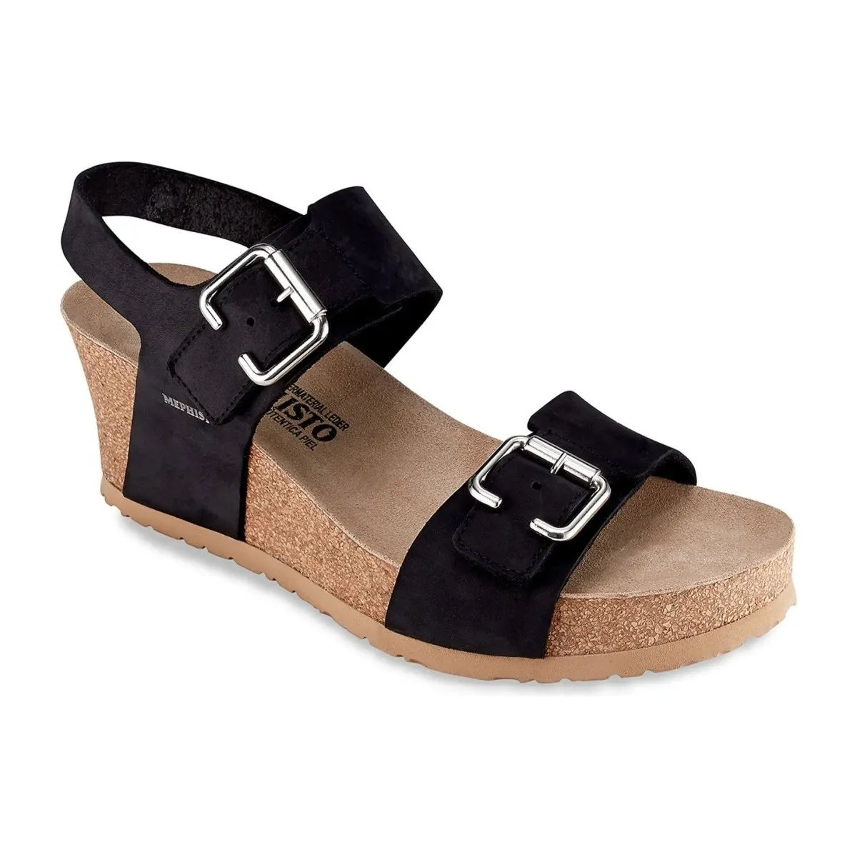 Mephisto Women's Lissandra Black Nubuck Mephisto Shoes