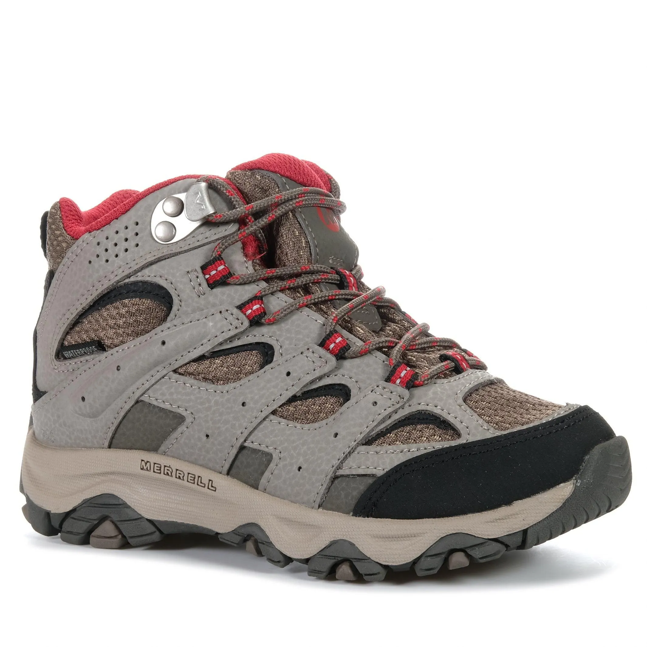 Merrell Shoes Merrell Moab 3 Mid Waterproof Kids Boulder Red