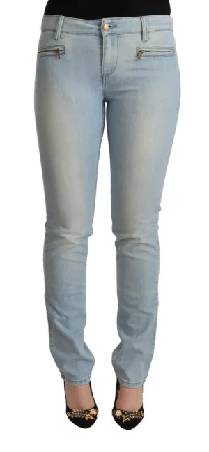 MILA SCHÖN  Cotton Mid Waist Slim Fit  Women's Jeans