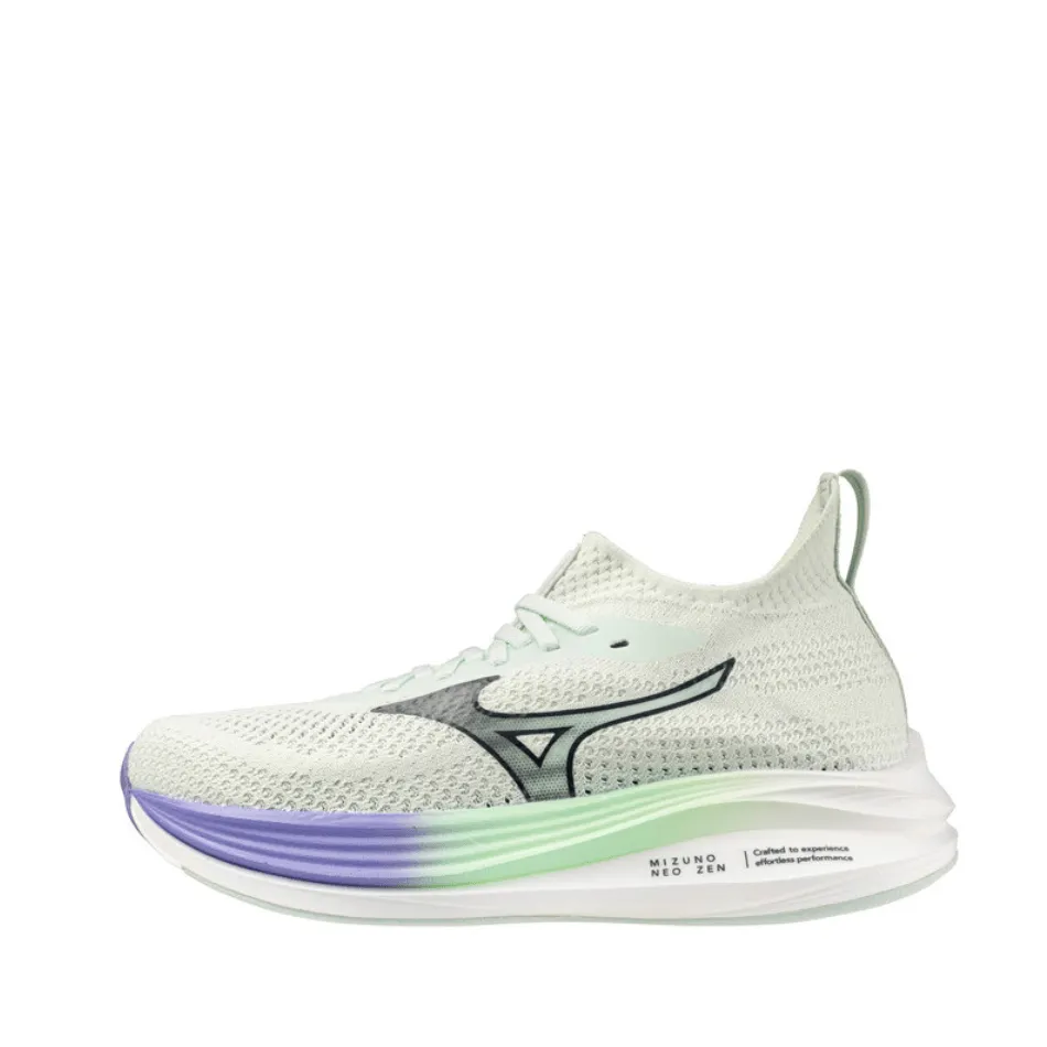Mizuno Women's Neo Zen Running Shoes in Hint of Mint/India Ink/Paisley Purple SS25 Shoes_Mizuno