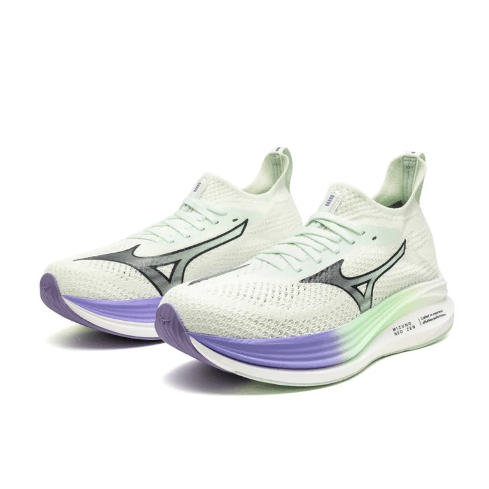 Mizuno Women's Neo Zen Running Shoes in Hint of Mint/India Ink/Paisley Purple SS25 Shoes_Mizuno