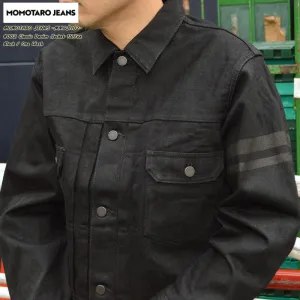 MOMOTARO JEANS "MMGJ1102" #002 Classic Black Denim Jacket 15.7oz