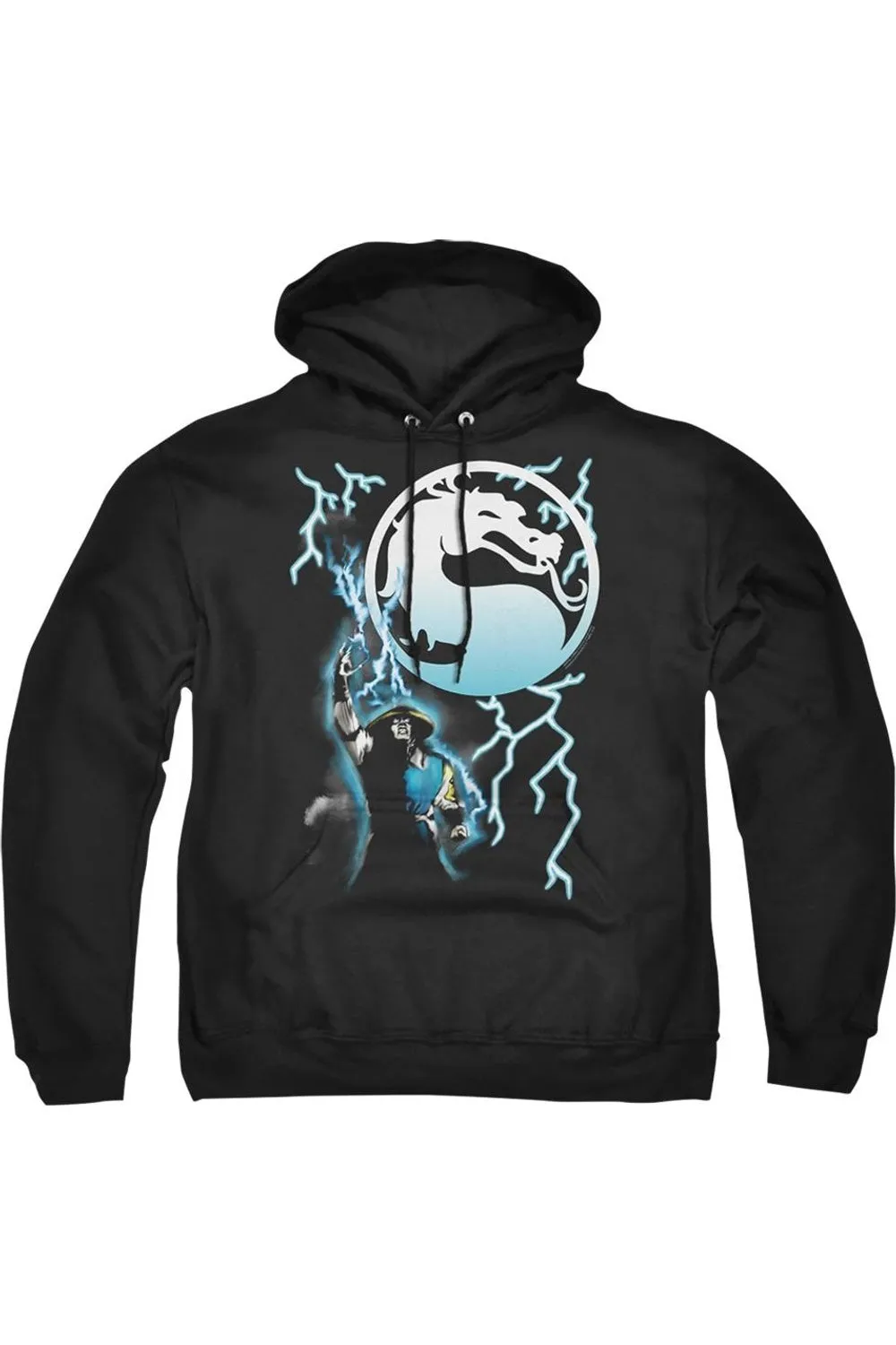 Mortal Kombat Klassic Raiden Adult Pull Over Hoodie / Hooded Sweatshirt