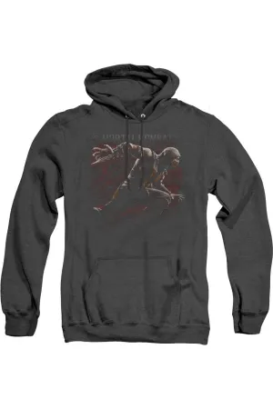 Mortal Kombat X Scorpion Lunge Adult Heather Hoodie / Hooded Sweatshirt