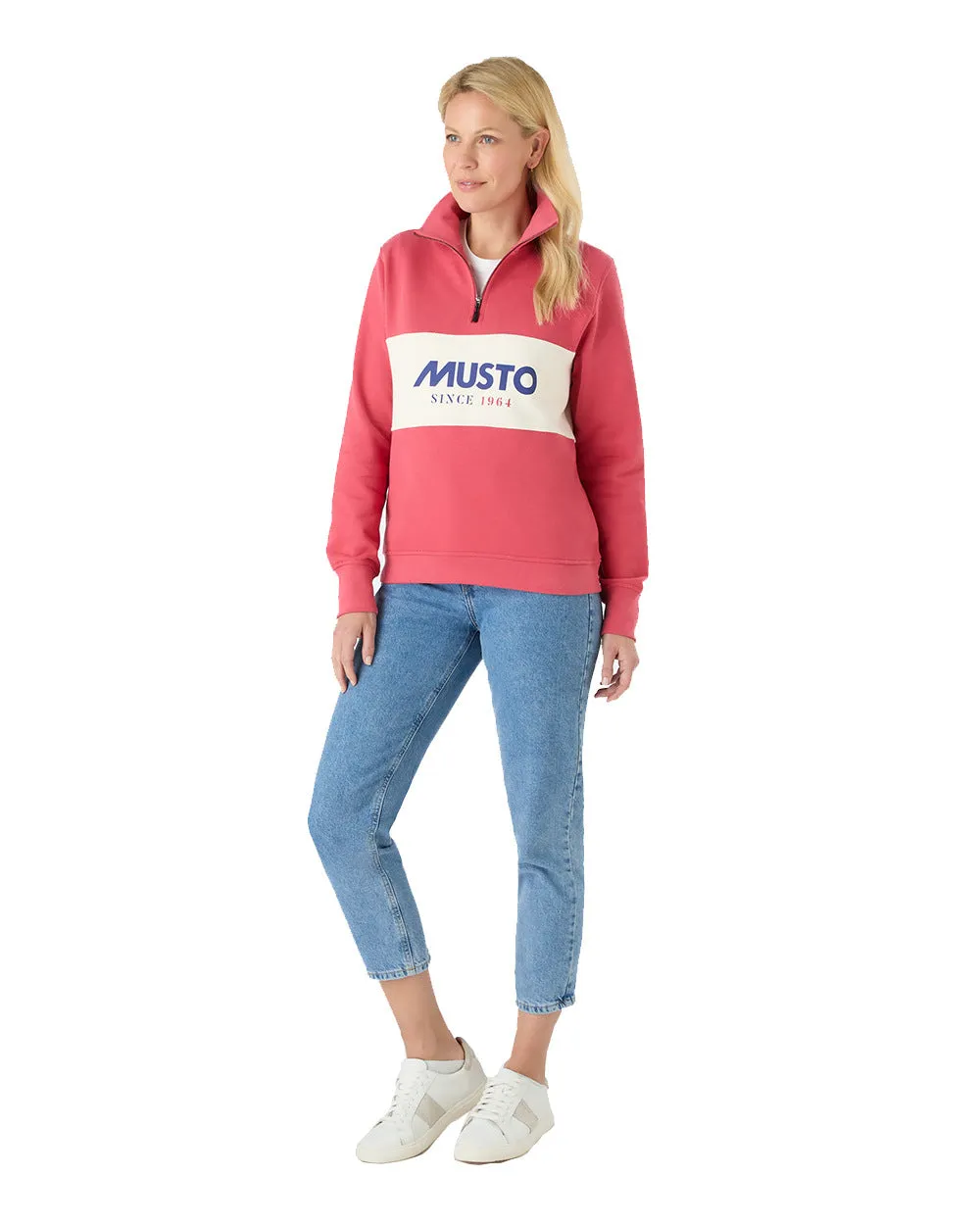 Musto Womens Classic Half Zip Sweatshirt Musto Clothing