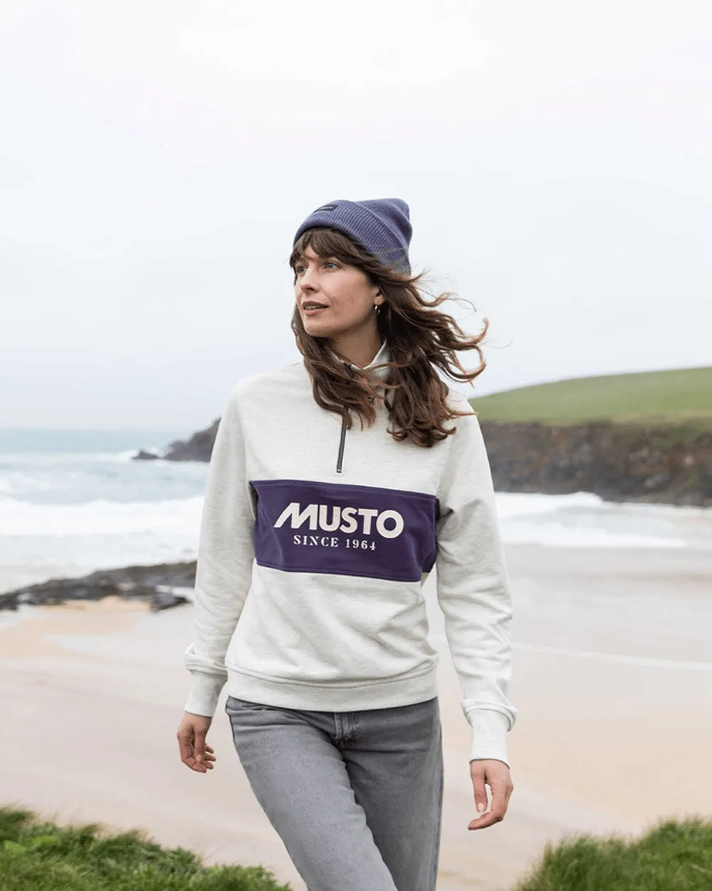 Musto Womens Classic Half Zip Sweatshirt Musto Clothing