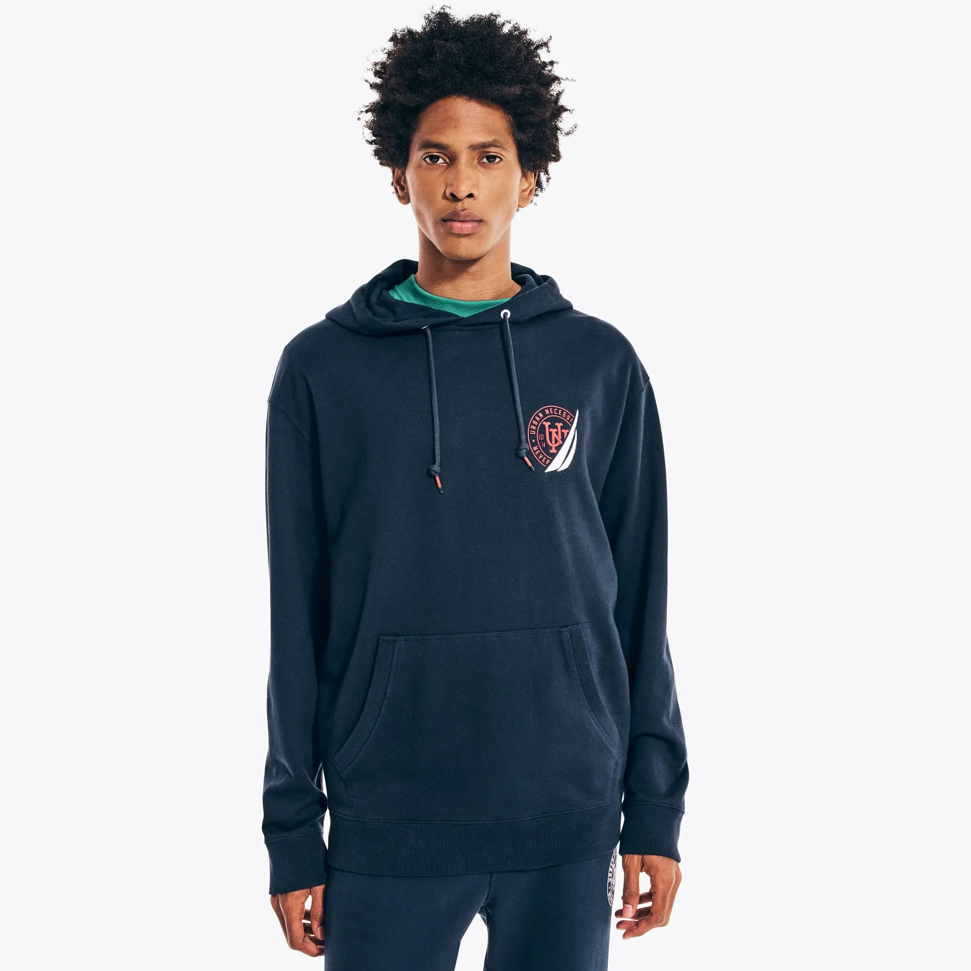 Nautica Mens Urban Necessities X Nautica Graphic Pullover Hoodie