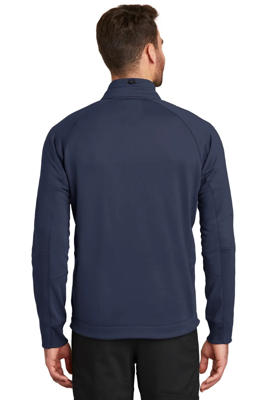 New Era Mens Venue Moisture Wicking Fleece 1/4 Zip Sweatshirt w/ Pockets - Navy Blue