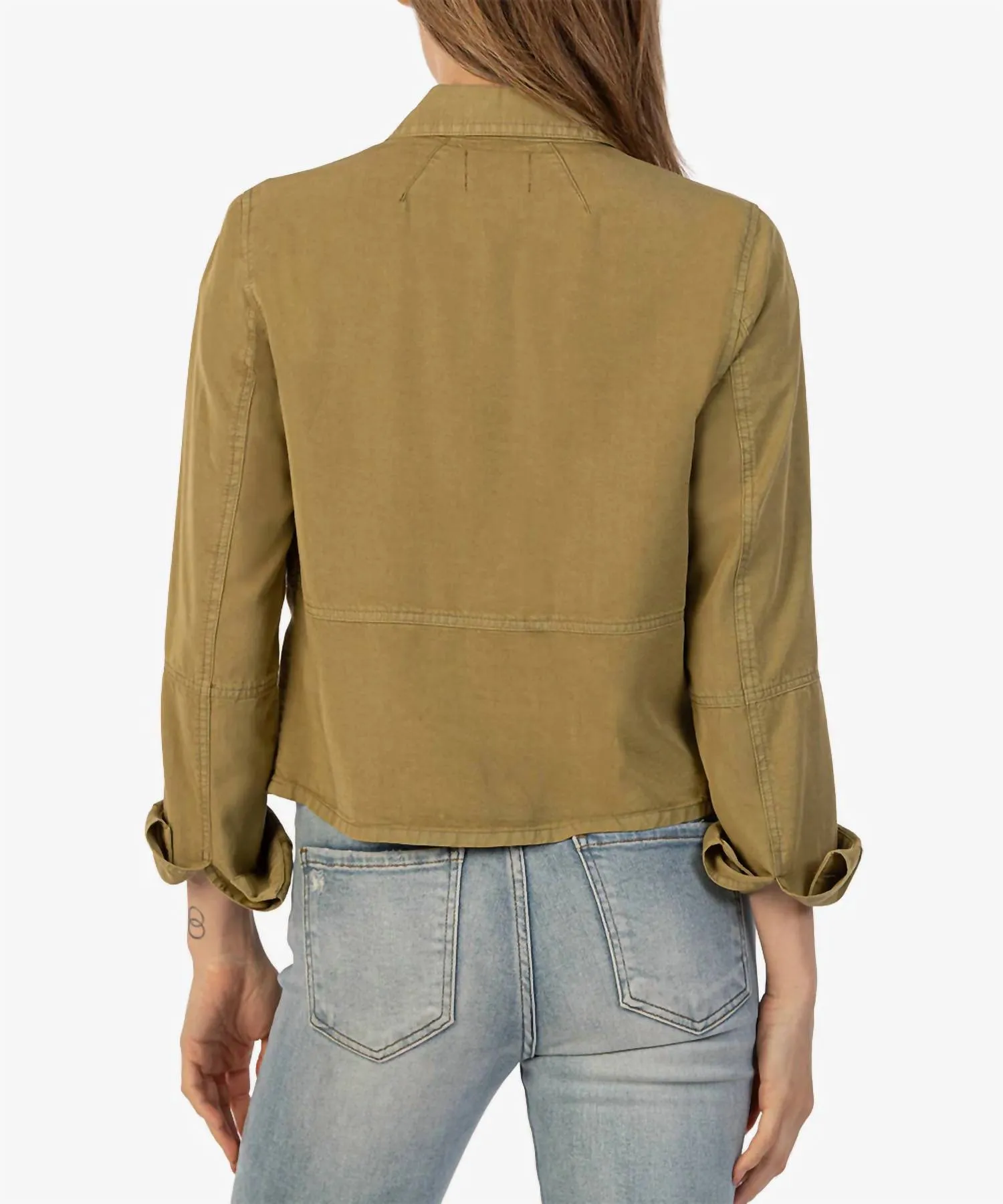 New Zinnia Tencel Jacket In Limeade