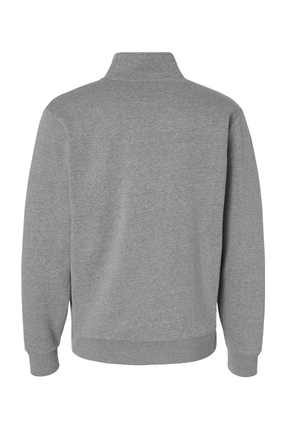 Next Level Mens Fleece 1/4 Zip Sweatshirt - Heather Grey