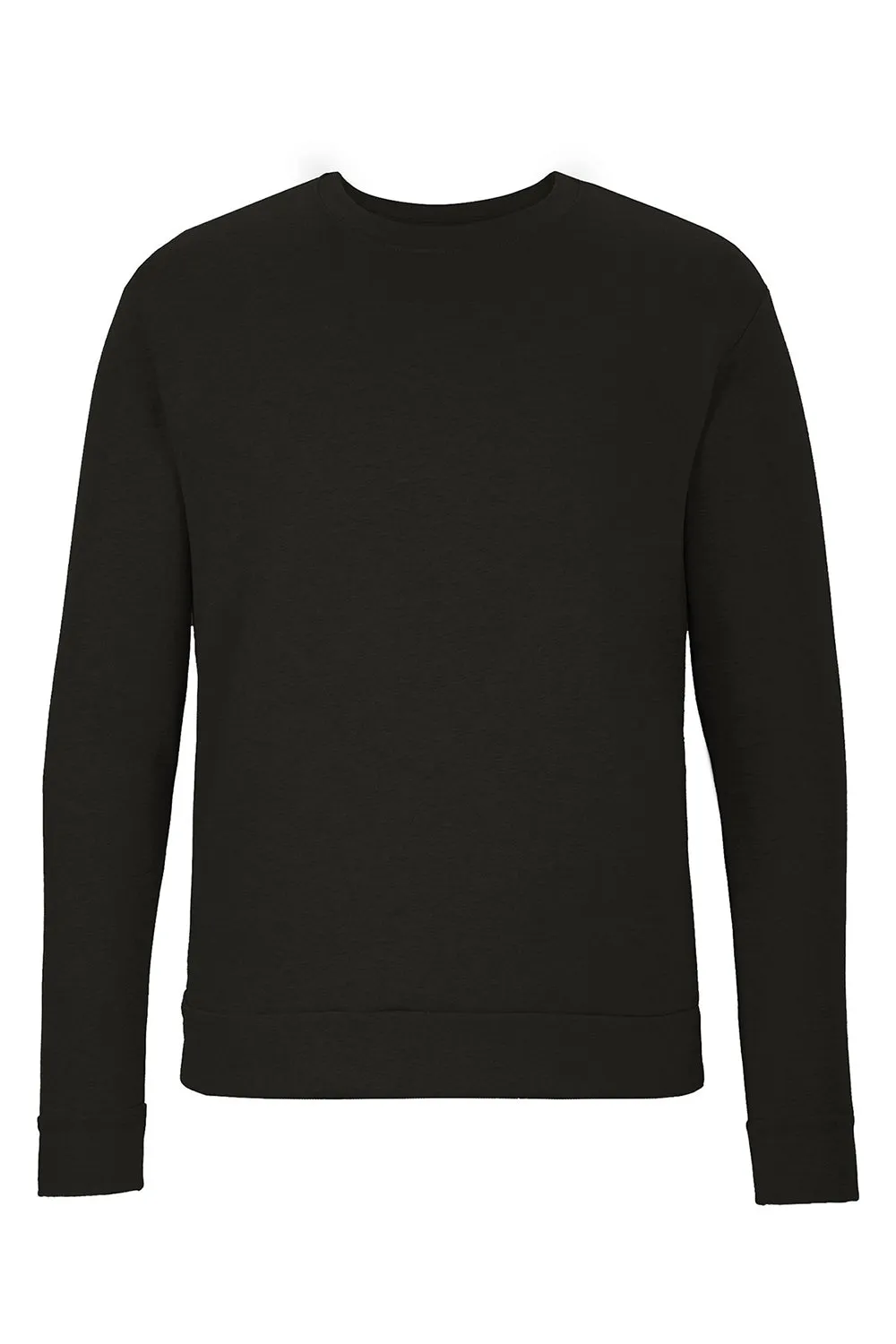Next Level Mens PCH Crewneck Sweatshirt - Heather Black