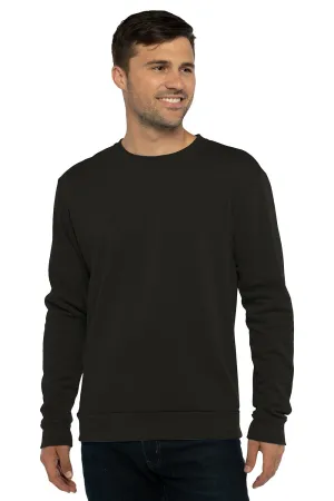 Next Level Mens PCH Crewneck Sweatshirt - Heather Black
