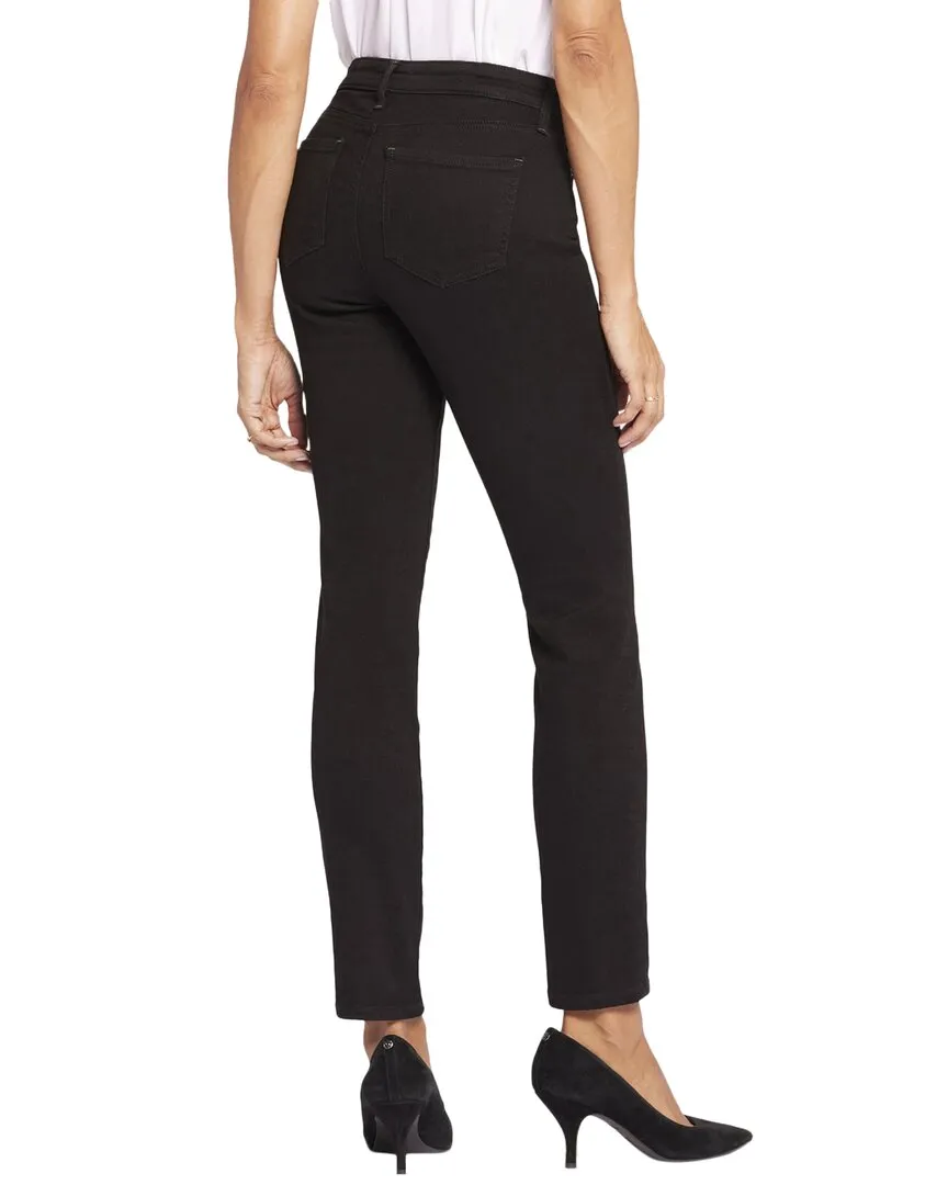 NYDJ Petite Sheri Black Slim Jean