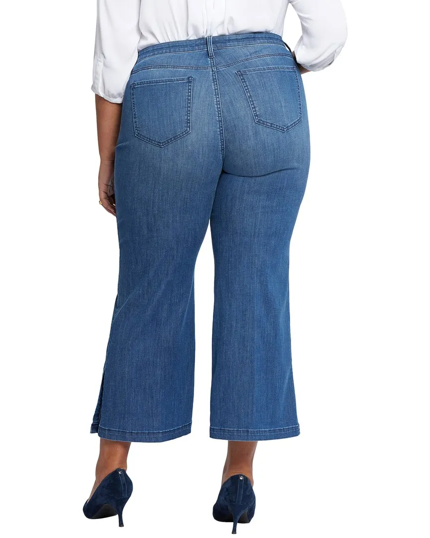 NYDJ Plus Teresa Wide Leg Ankle Jean