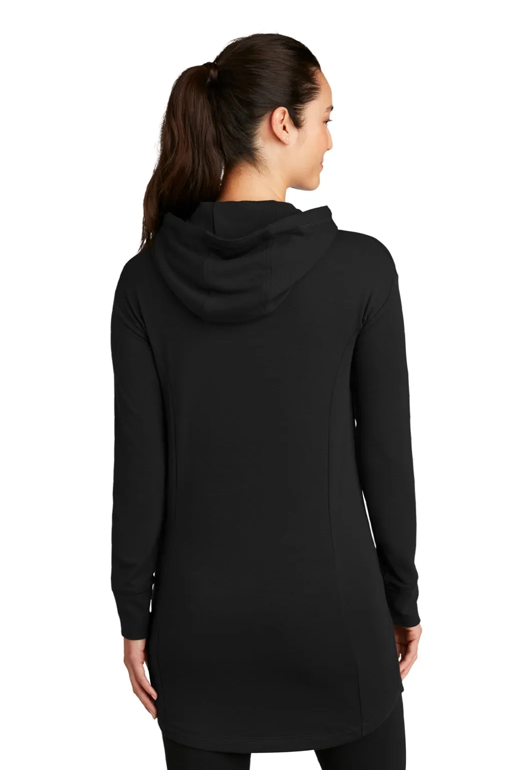 Ogio Womens Luuma Flex Hooded Sweatshirt Hoodie w/ Pockets - Blacktop