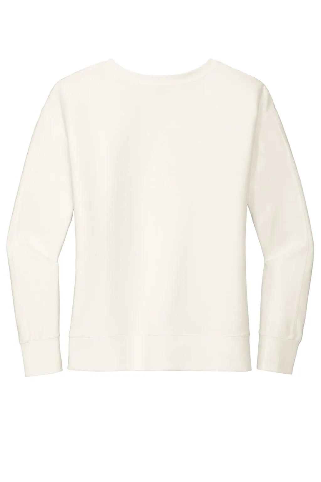 Ogio Womens Luuma Flex V-Neck Sweatshirt - Ivory Snow White