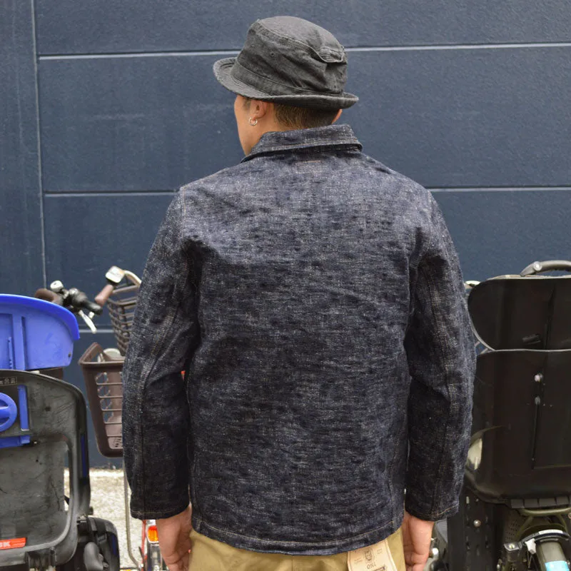 ONI DENIM "03502-ONI Kasuri" 17oz ONI Kasuri Denim Coverall