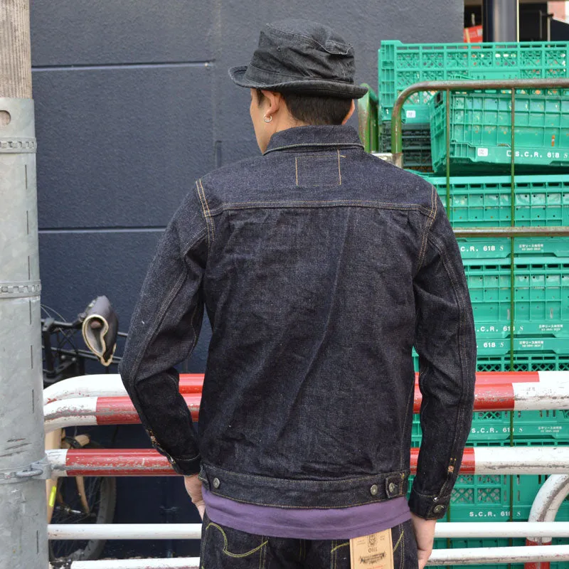 ONI DENIM "ONI-02516P" 15oz Low Tension Selvedge Denim Warm Pocket Tyle2 Jacket
