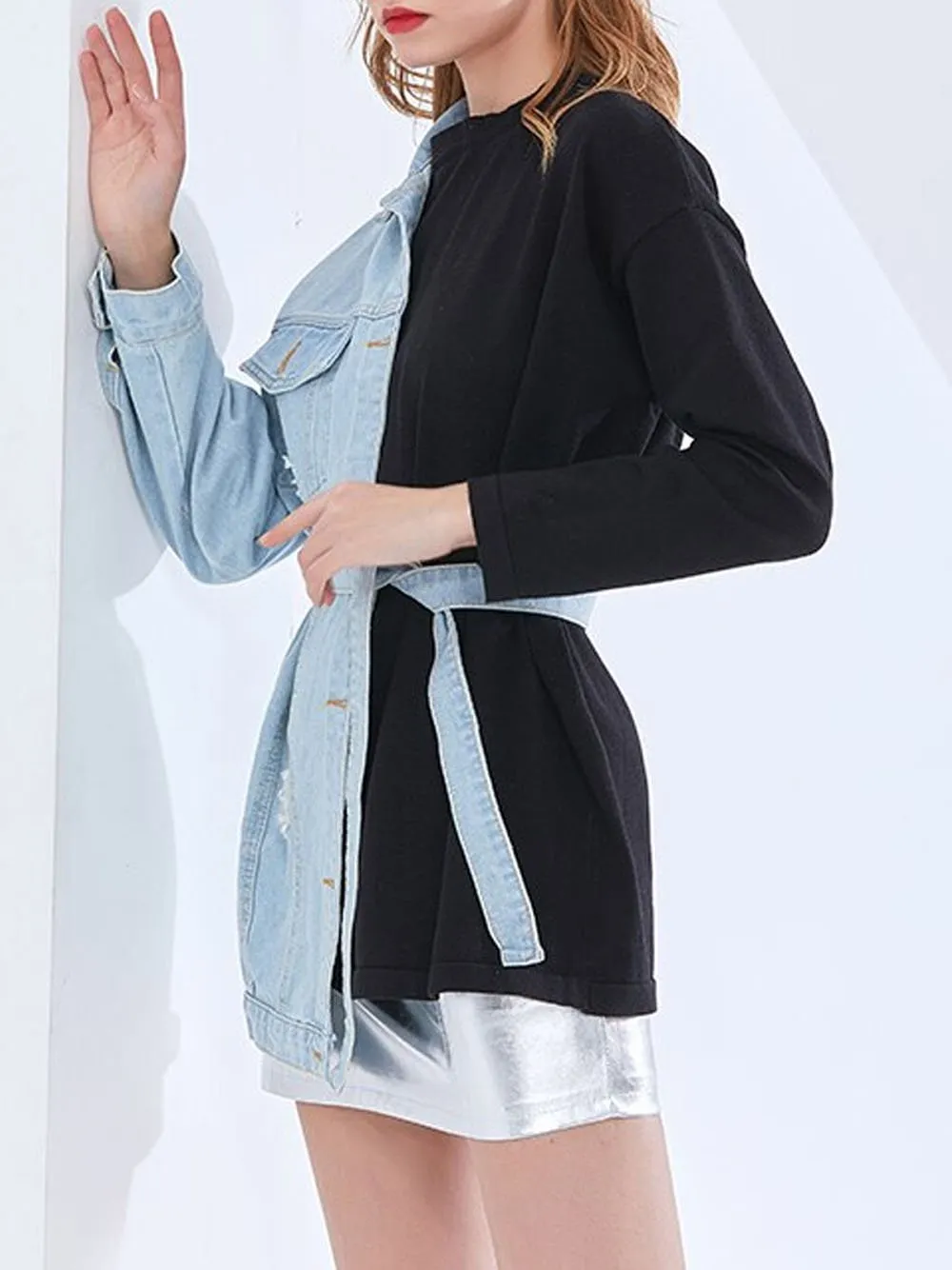 Patchwork Denim Jacket
