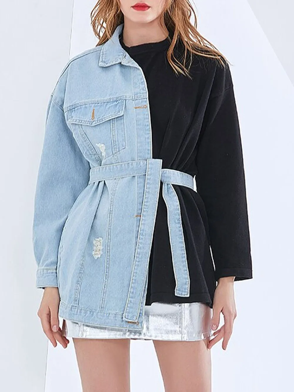 Patchwork Denim Jacket