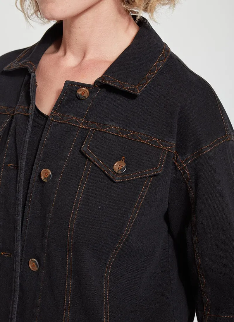 Peoria Crop Denim Jacket