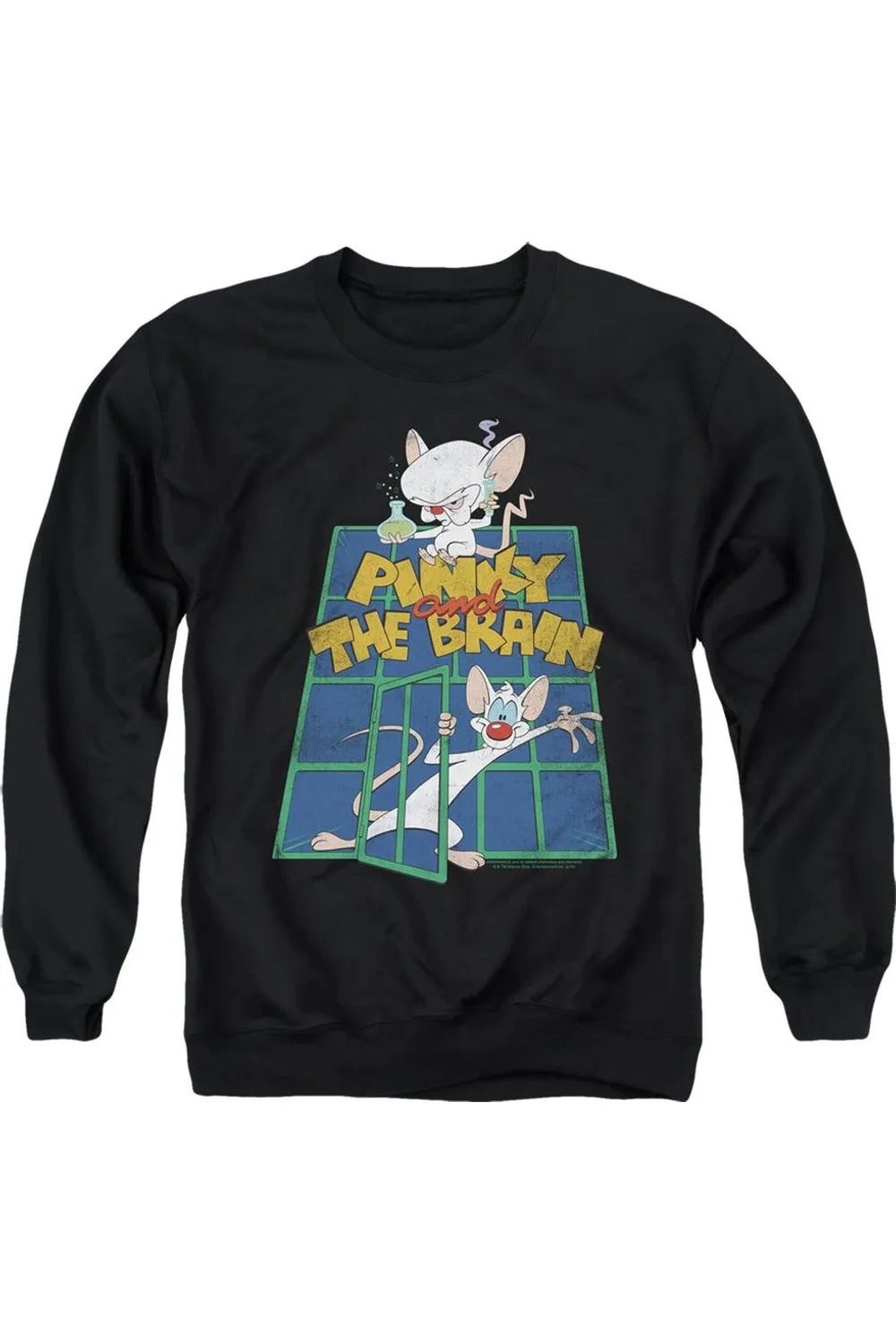 Pinky And The Brain Ol Standard Adult Crewneck Sweatshirt