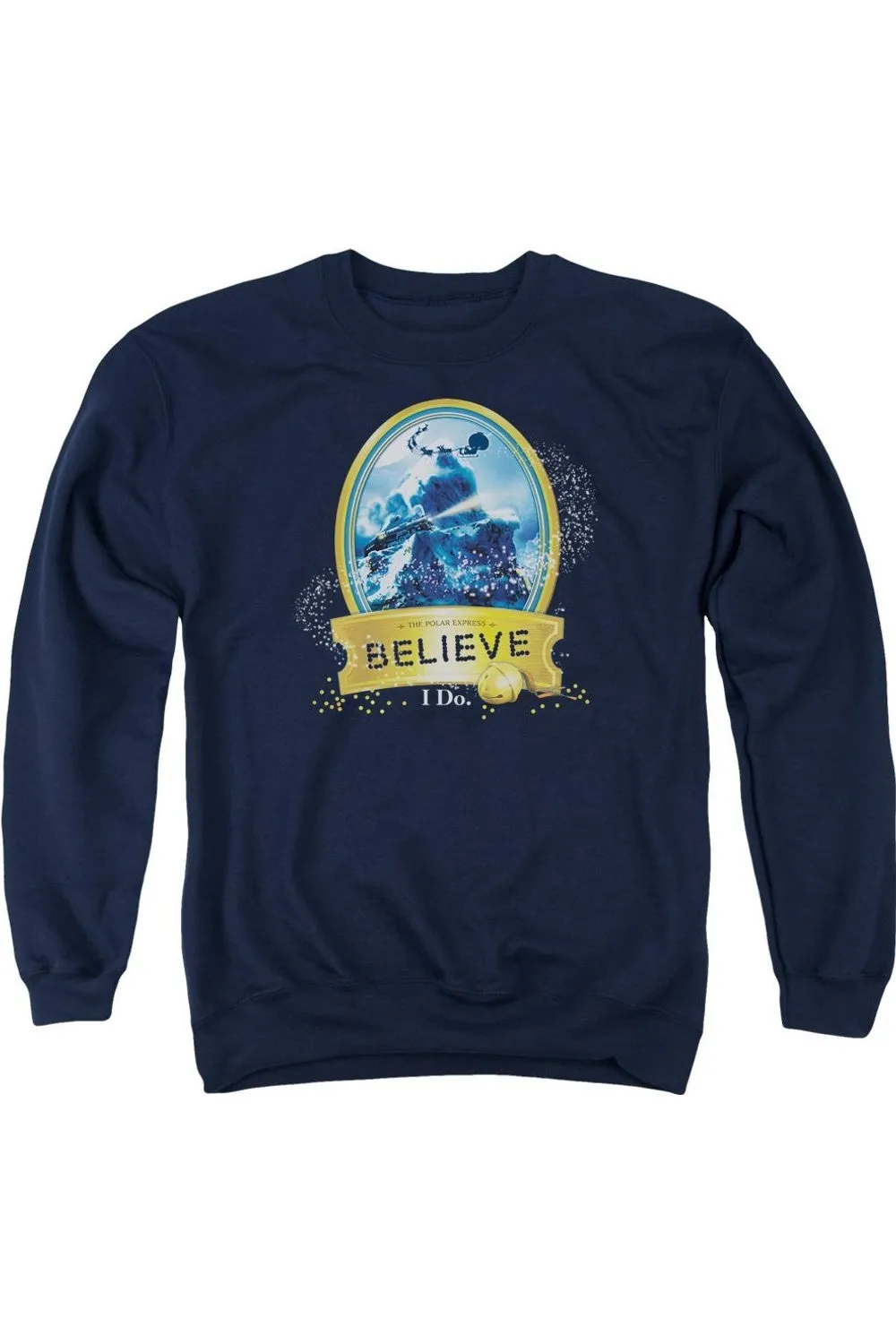 Polar Express True Believer Adult Crewneck Sweatshirt