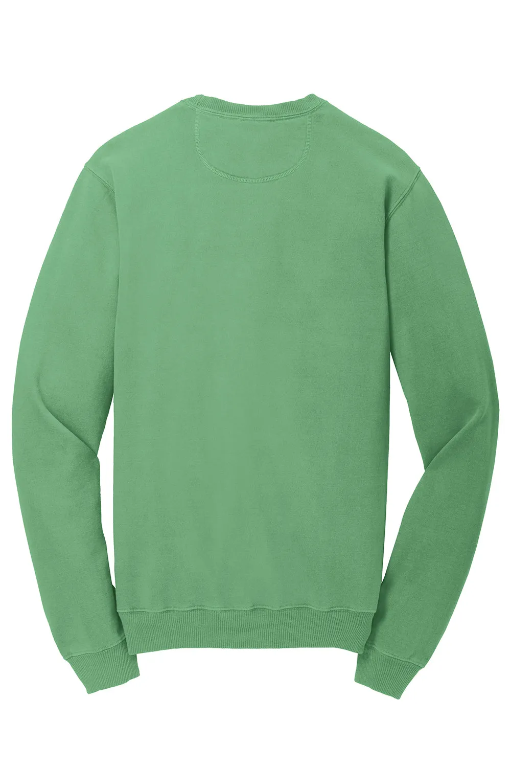 Port & Company Mens Beach Wash Fleece Crewneck Sweatshirt - Safari Green