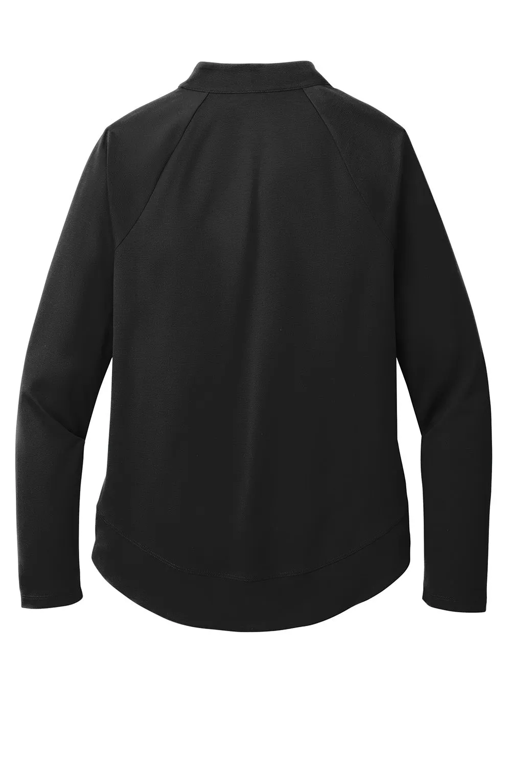 Port Authority Womens C-FREE Cypress Snag Resistant 1/4 Zip Sweatshirt - Deep Black
