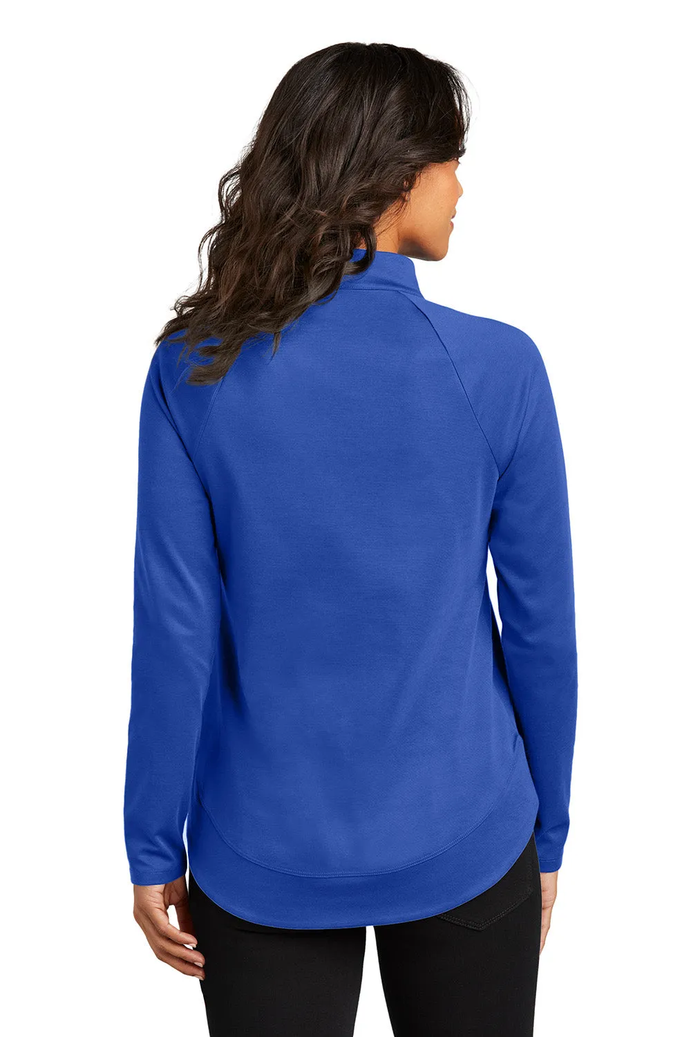 Port Authority Womens C-FREE Cypress Snag Resistant 1/4 Zip Sweatshirt - True Royal Blue