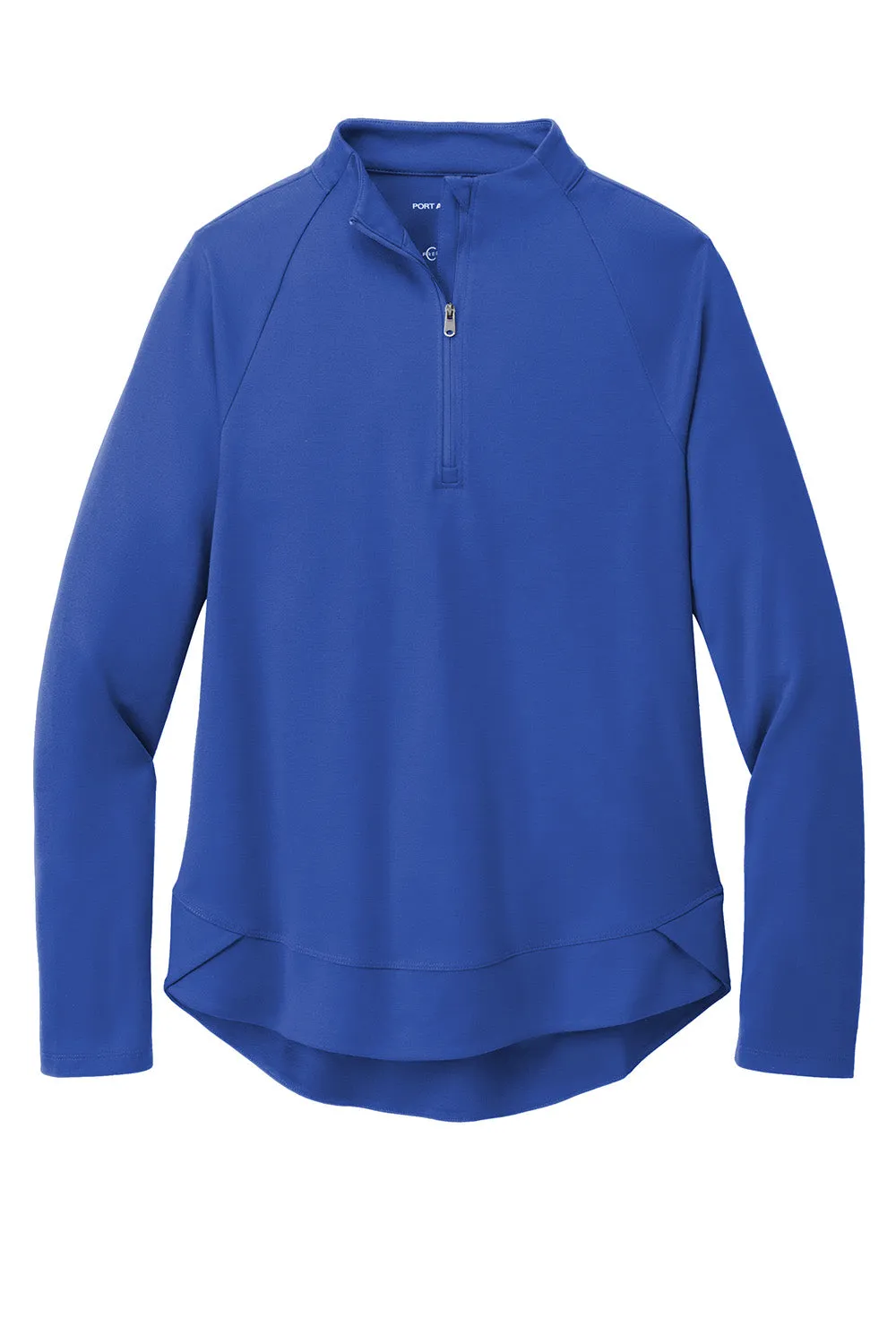 Port Authority Womens C-FREE Cypress Snag Resistant 1/4 Zip Sweatshirt - True Royal Blue