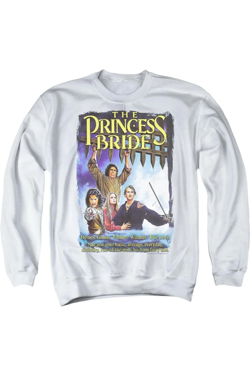 Princess Bride Alt Poster Adult Crewneck Sweatshirt