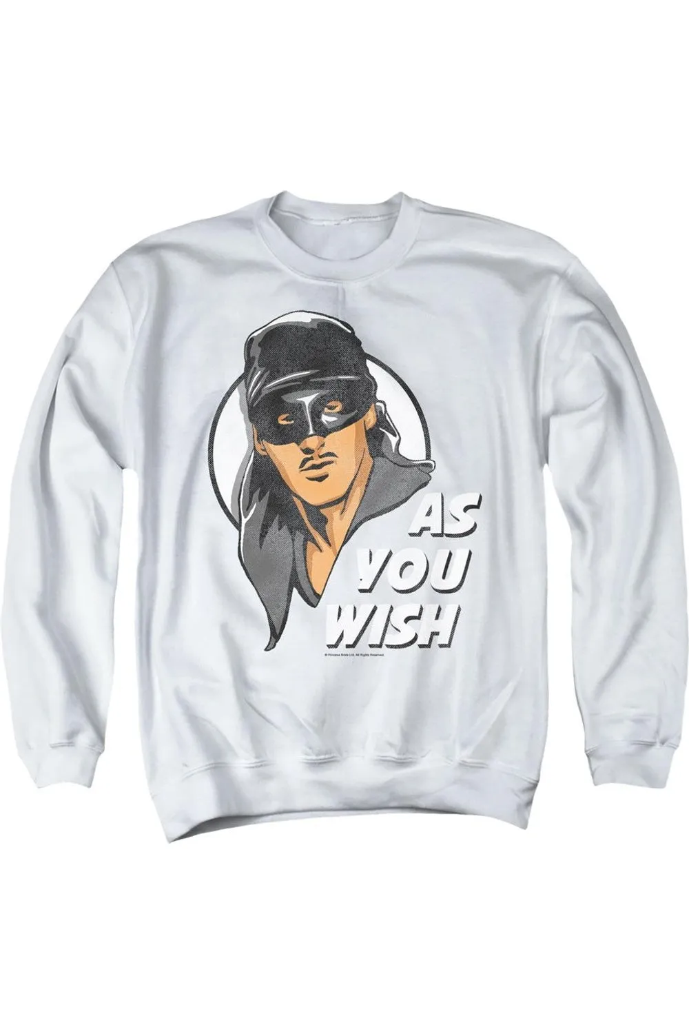 Princess Bride As You Wish Adult Crewneck Sweatshirt