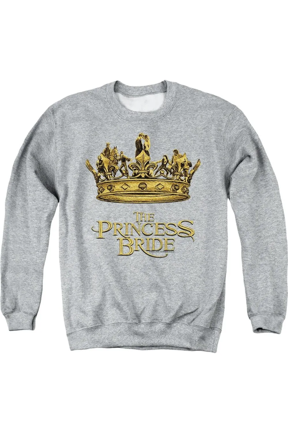 Princess Bride Crown Adult Crewneck Sweatshirt