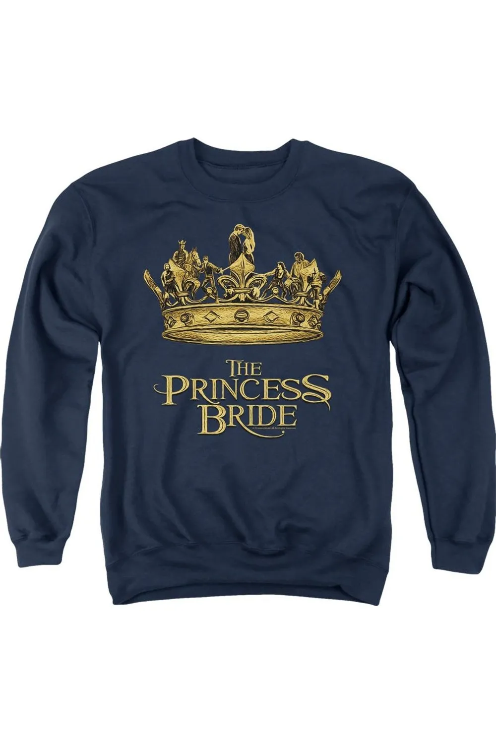 Princess Bride Crown Adult Crewneck Sweatshirt