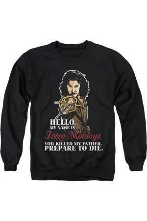 Princess Bride Hello Adult Crewneck Sweatshirt