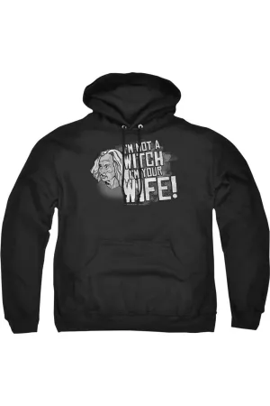 Princess Bride Not A Witch Adult Pull Over Hoodie