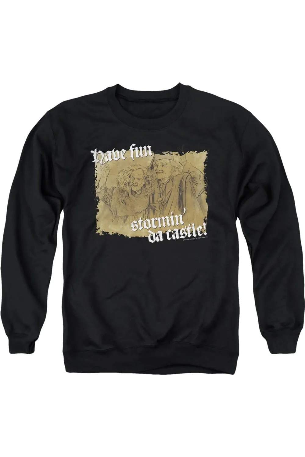 Princess Bride Stormin Da Castle Adult Crewneck Sweatshirt