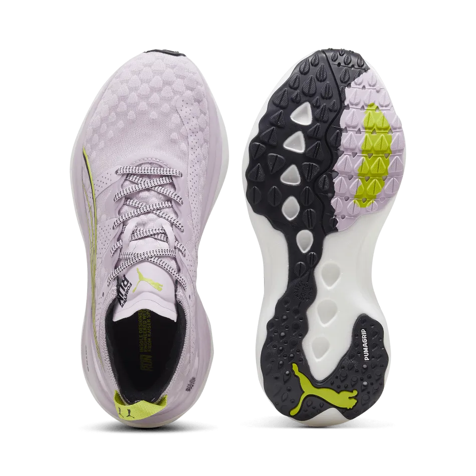 Puma ForeverRun Nitro Women's  Running Shoes in Grape Mist-Puma Black-Lime Pow SS24 Shoes_Puma-Running