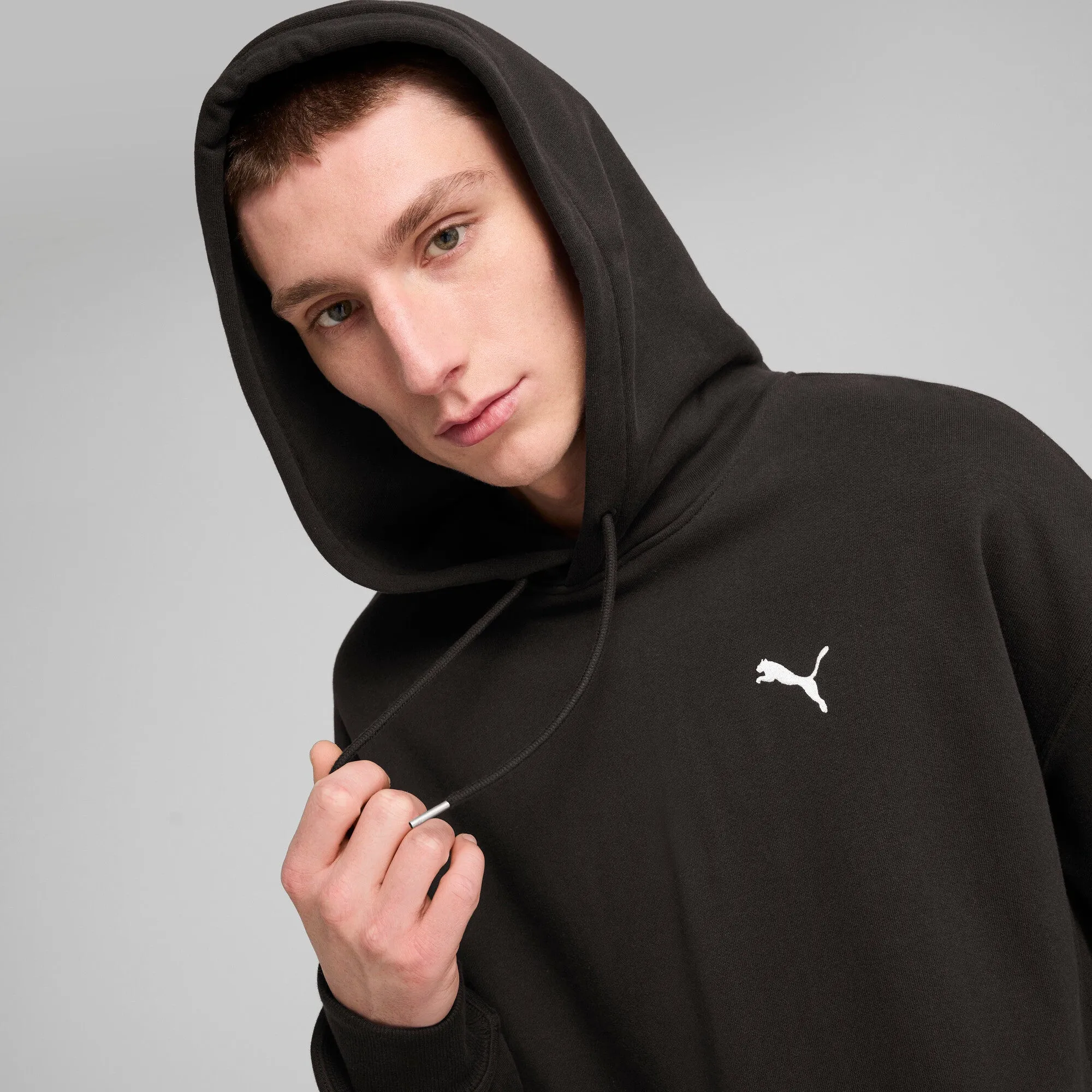 PUMA Men's WARDROBE ESSENTIALS Relaxed Hoodie