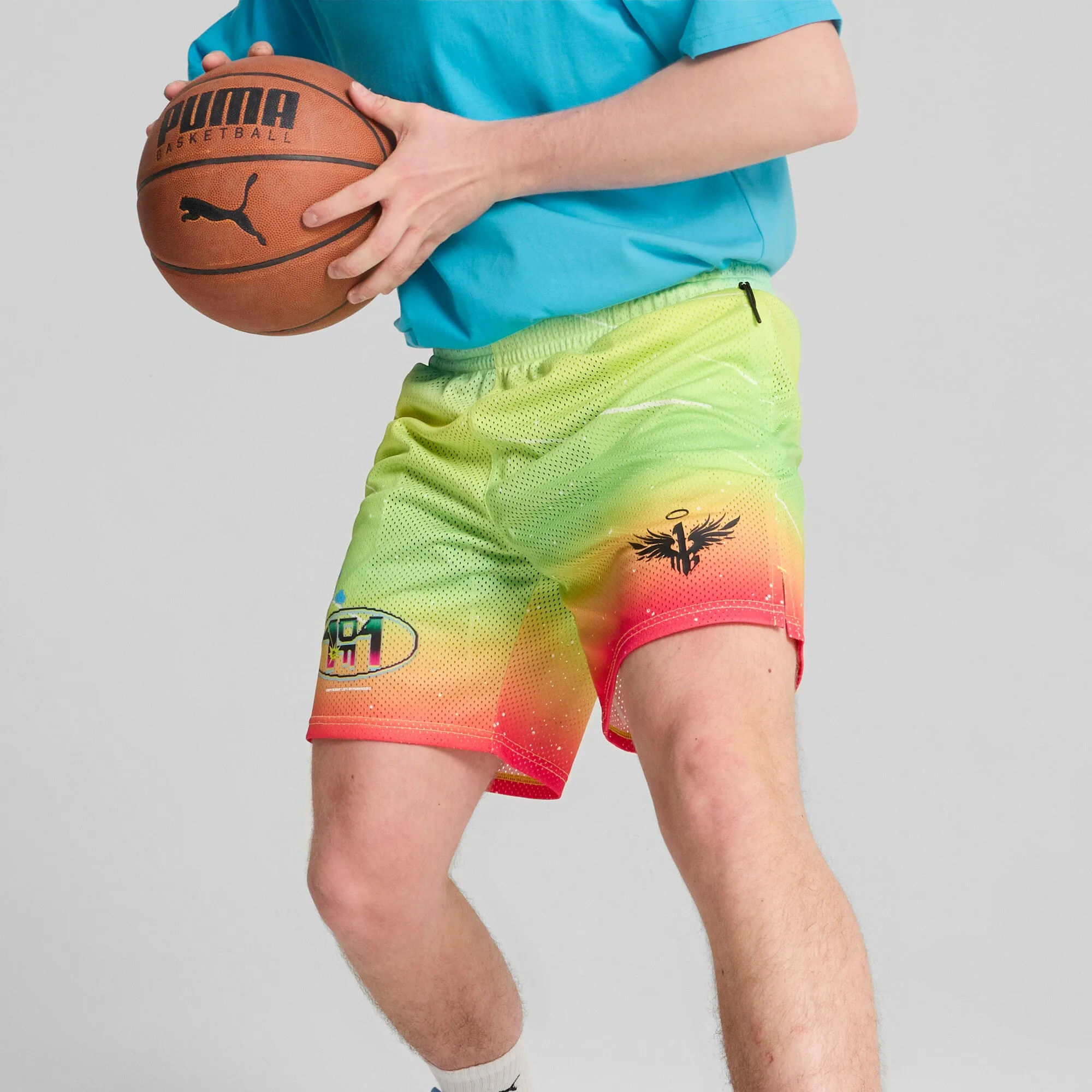 PUMA Men's x LAMELO BALL 1Love Basketball Shorts Men