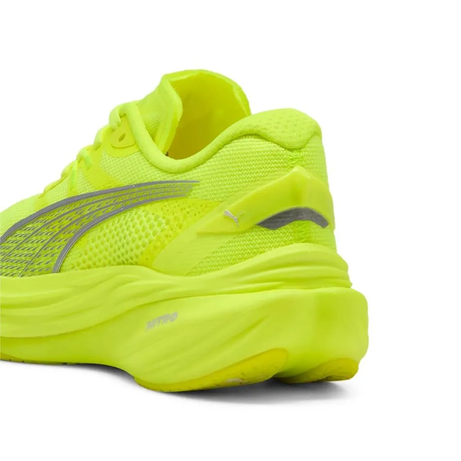 Puma Women's Deviate NITRO 3 Running Shoes in Yellow Alert/PUMA Silver SS25 Shoes_Puma-Running