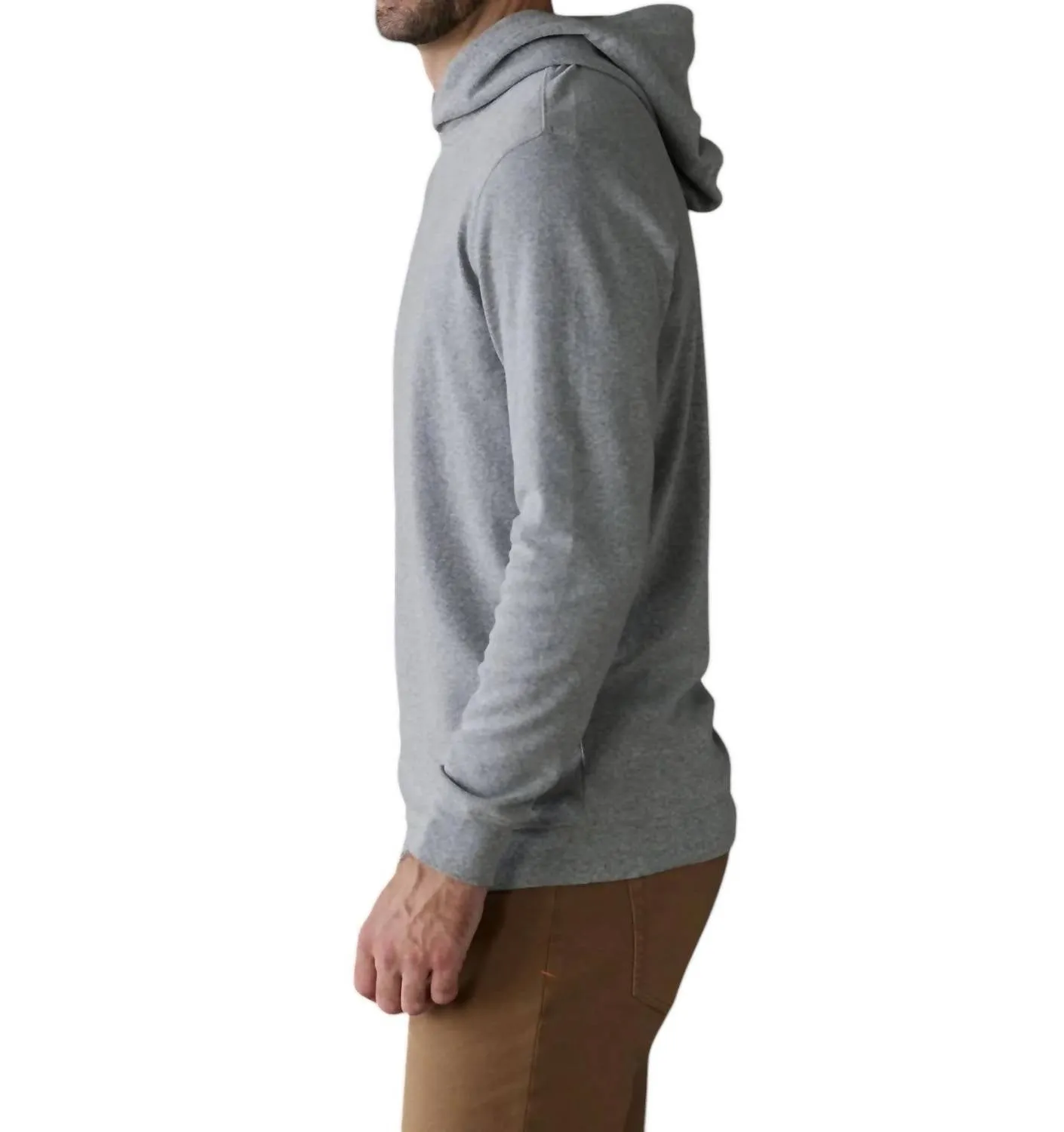Puremeso Essential Hoodie In Heather Grey