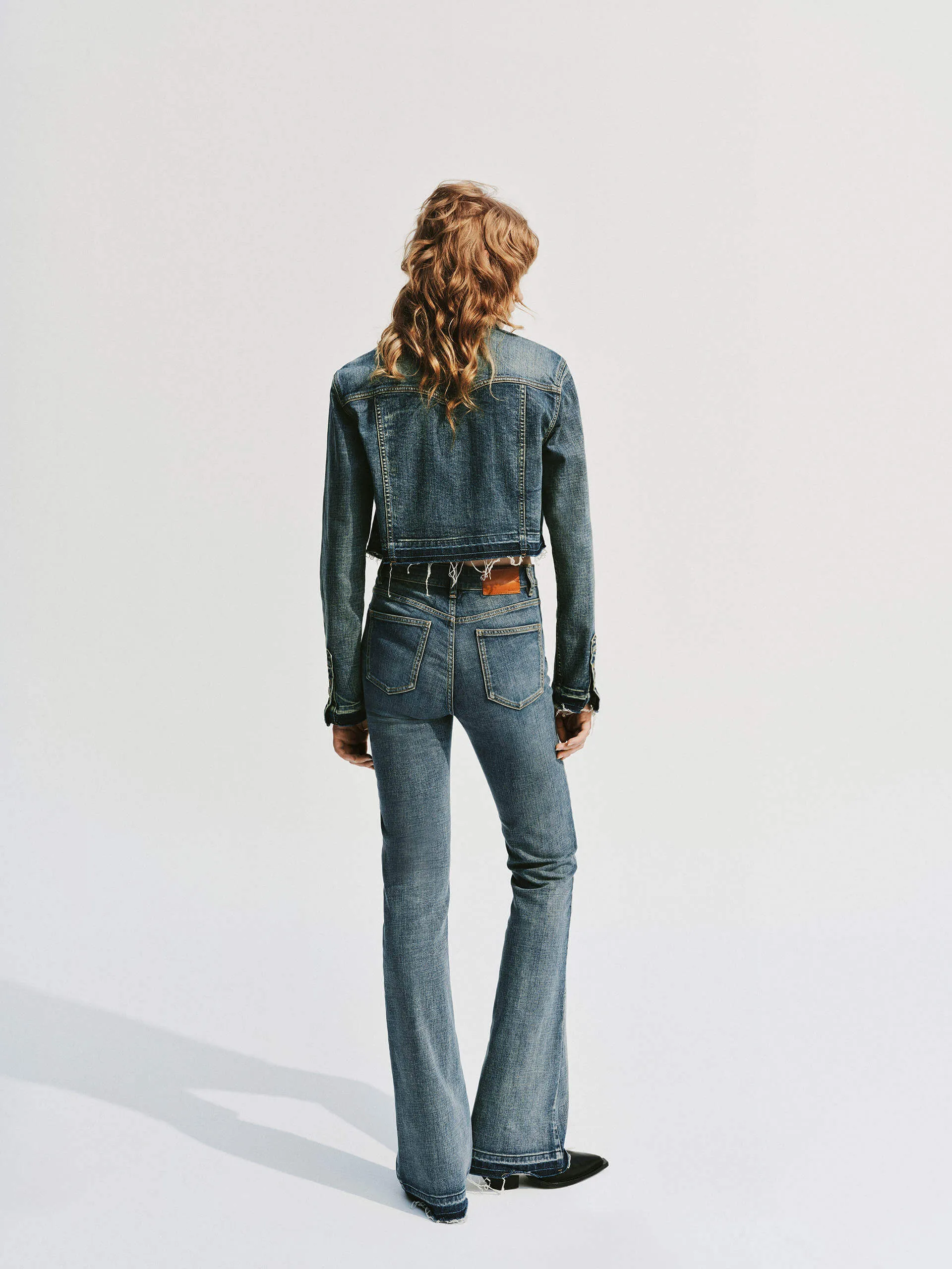 Raw Hem Denim Jacket