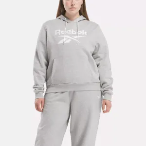 Reebok Clothing Women's Reebok Identity Big Logo Fleece Hoodie (Plus Size)
