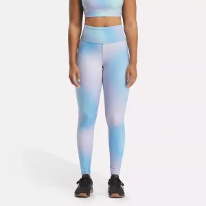 Reebok Shoes Women's Lux Bold High-Rise Printed Leggings