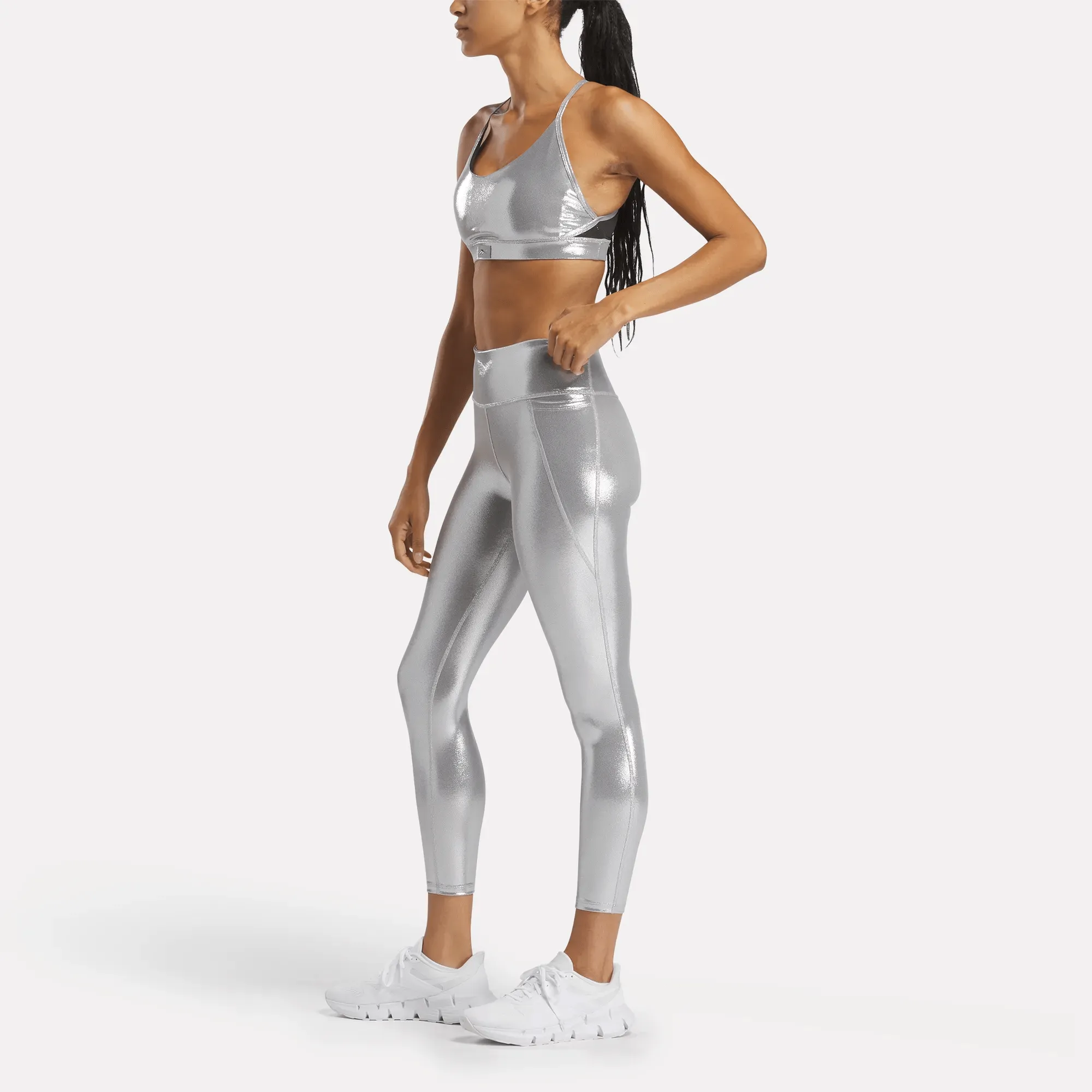 Reebok Shoes Women's Lux Chrome High-Rise Leggings
