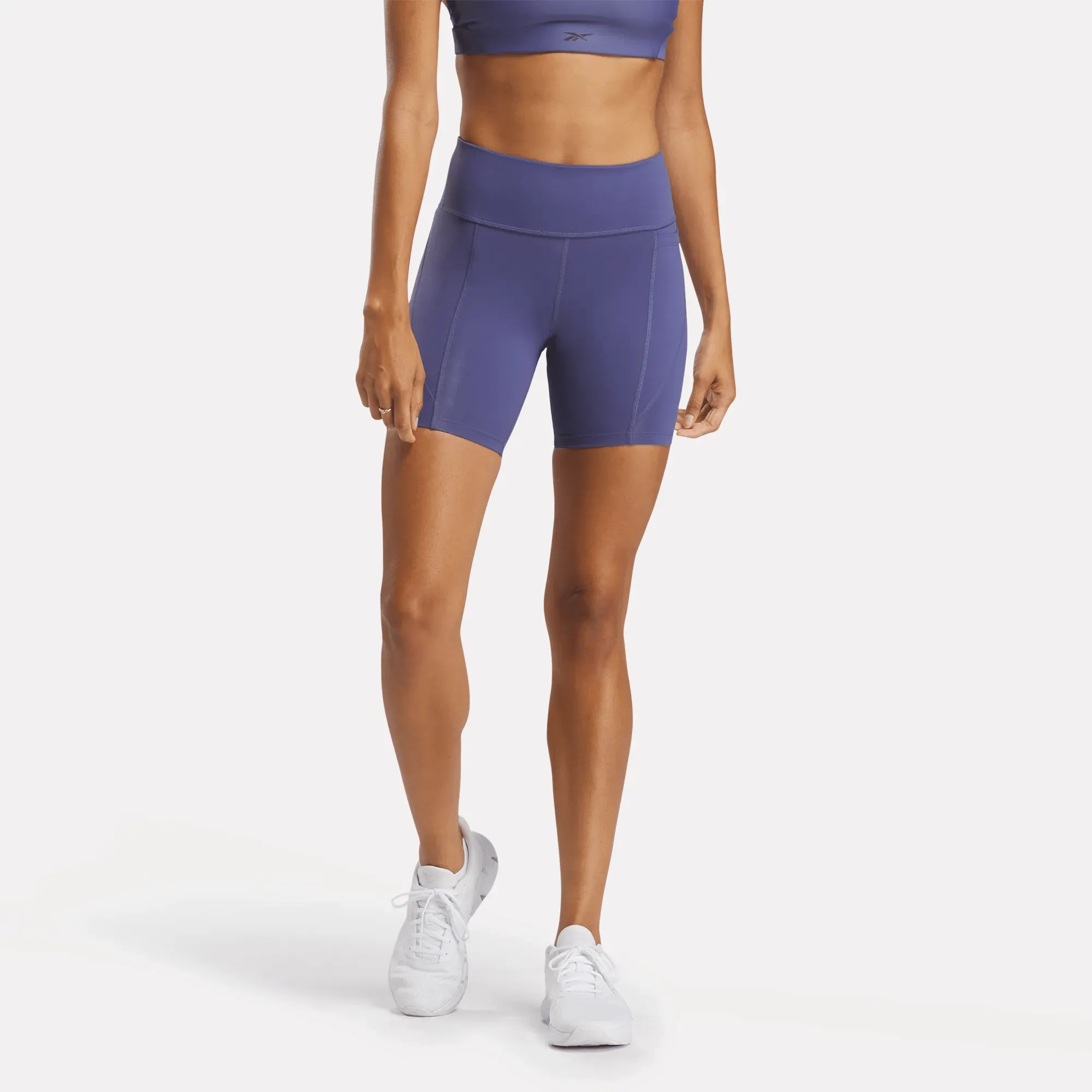 Reebok Shoes Women's Lux High Rise Biker Shorts 6"