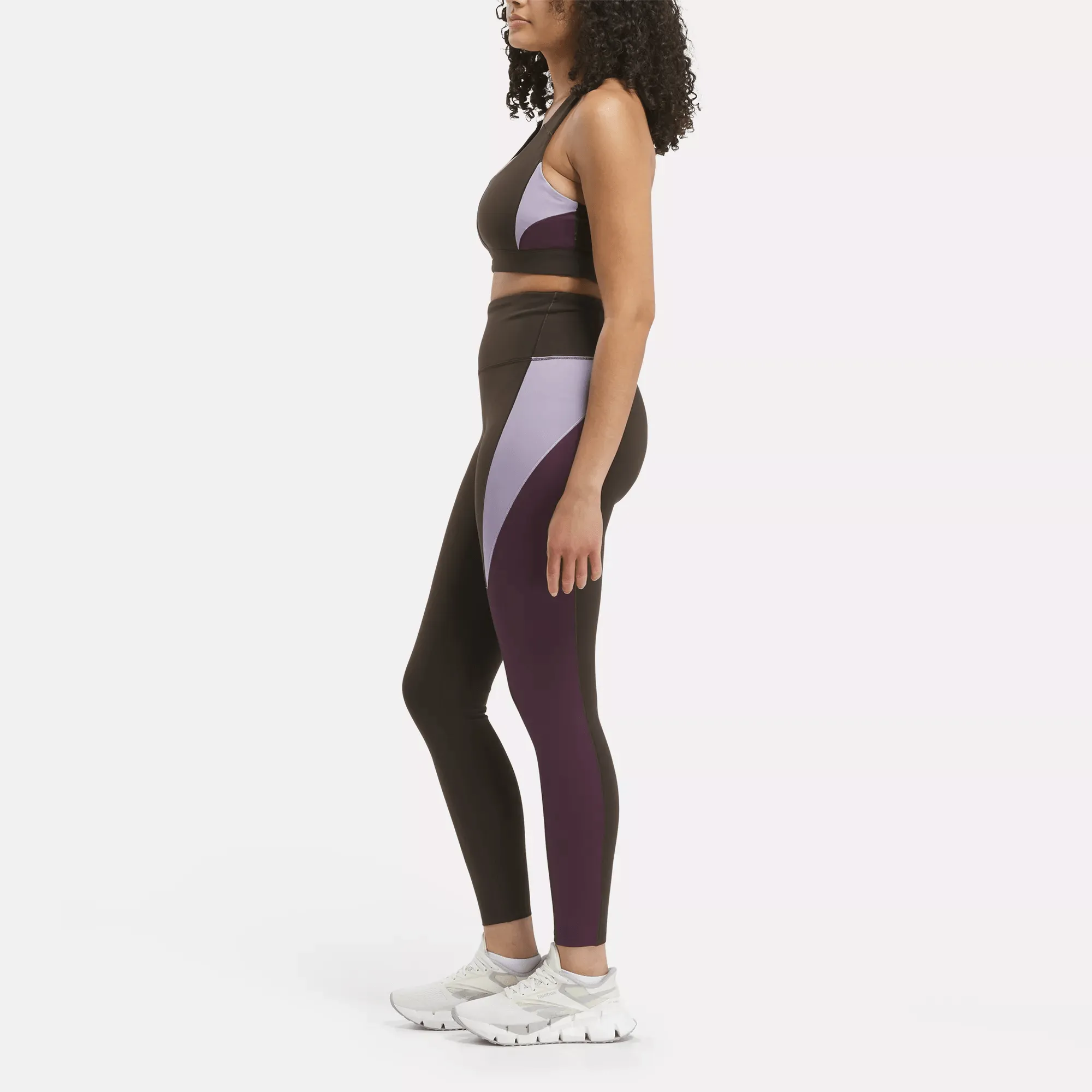 Reebok Shoes Women's Lux High-Rise Colorblock Leggings