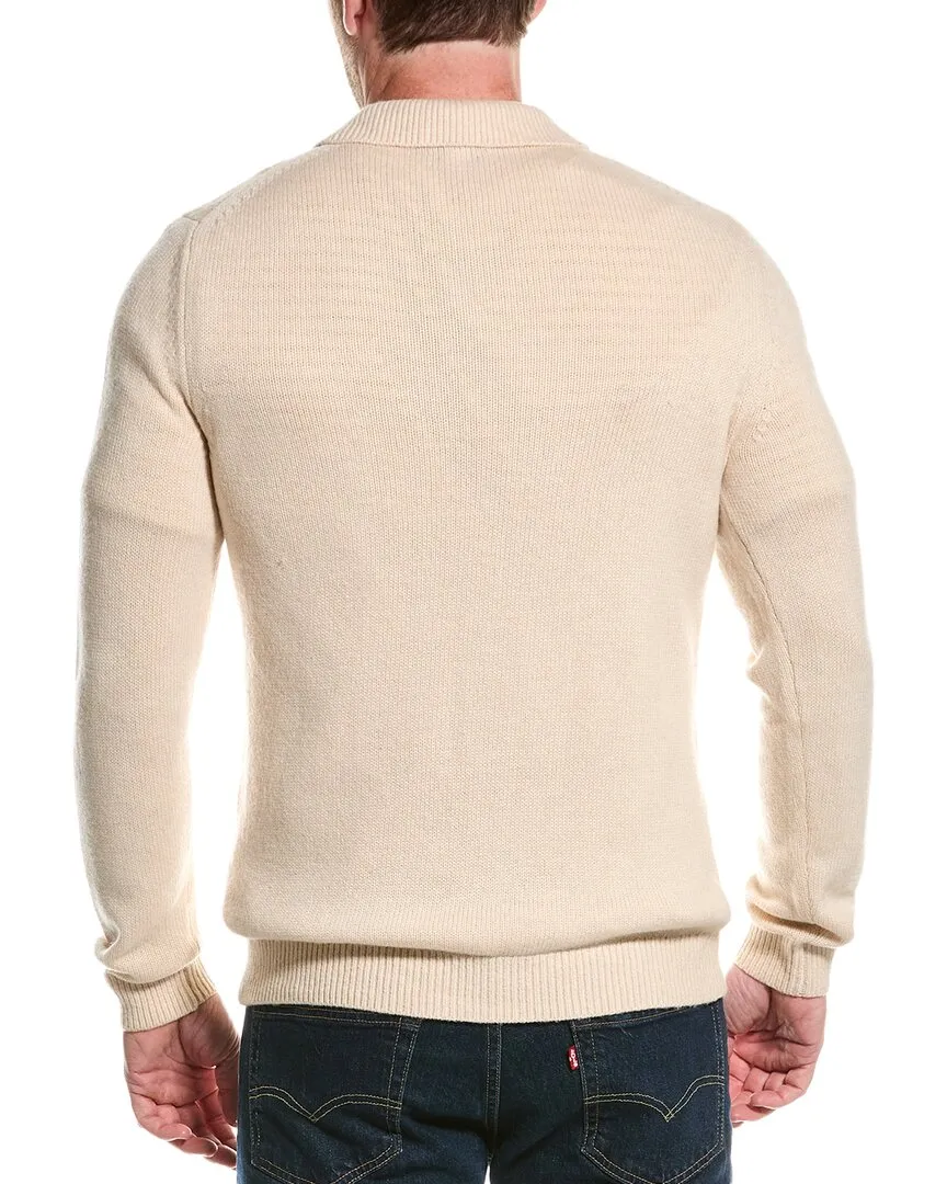 Reiss Fleetwood Wool-Blend 1/2-Zip Sweater